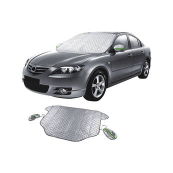 LF-81050 Universal Silver Car Snow Cover Protect Windshield and Mirror