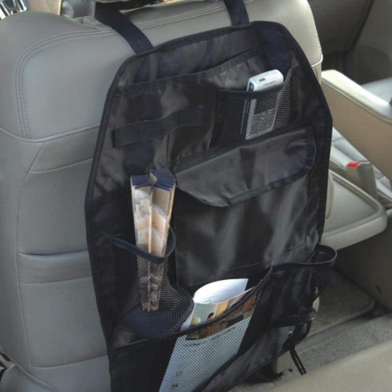LF-81036 Car Back Seat Organizer Stuff Holder with Mesh Pocket